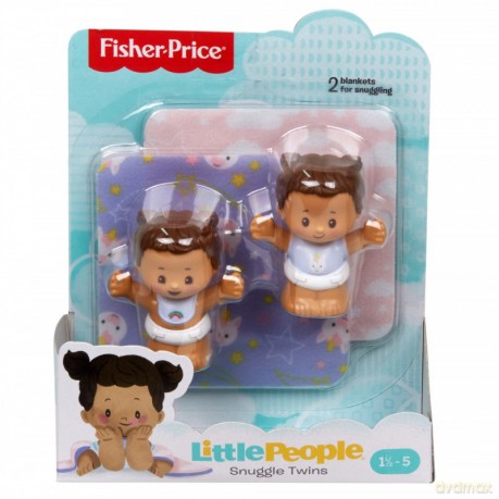 Little People Bliźniaki bobasy + akcesoria Dziewczynki [FIGURKA]