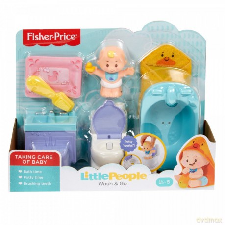 Little People Kąpiel i toaleta bobasa [FIGURKA]