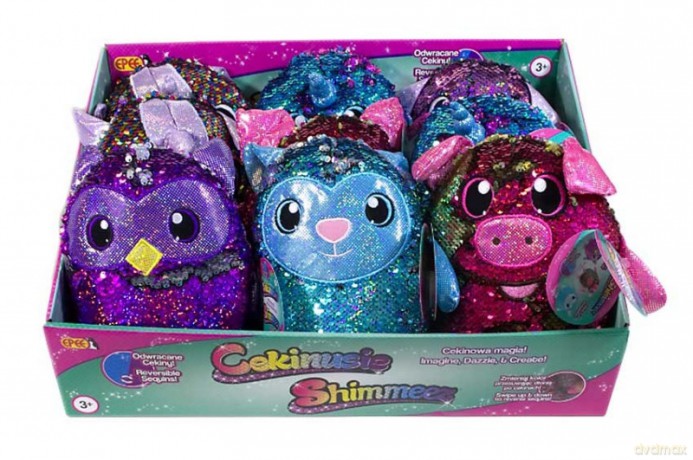 Maskotka Cekinusie Shimmeez 21 cm mix 12 wzorów