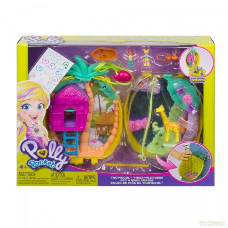 Polly Pocket Kompaktowa Torebka Ananas [FIGURKA]