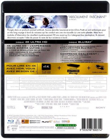 Pasażerowie [Blu-Ray 4K]+[Blu-Ray]