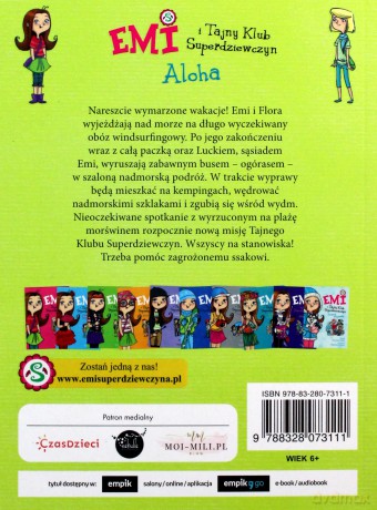Emi i Tajny Klub Superdziewczyn. Aloha (Tom 11) - Agnieszka Mielech [KSIĄŻKA]
