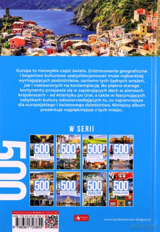 500 najpiękniejszych miejsc Europy [KSIĄŻKA]