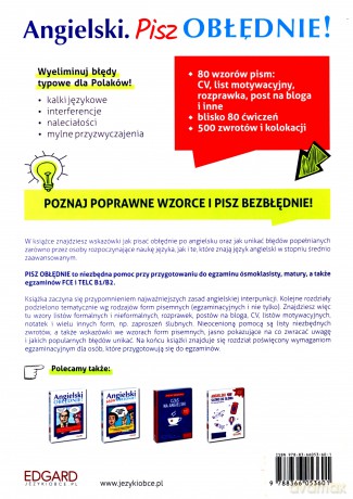 Angielski. Pisz OBŁĘDNIE! - Katarzyna Oliwia Piątek, Marcin Frankiewicz [KSIĄŻKA]