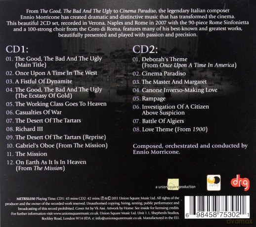 Ennio Morricone: Arena Concerto (digipack) [2CD]