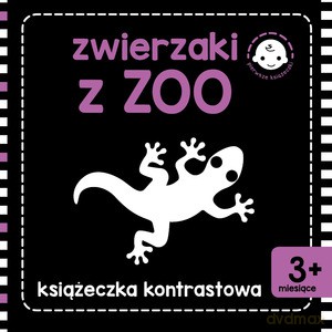 Zwierzaki z zoo. Książeczka kontrastowa [KSIĄŻKA]