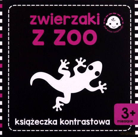 Zwierzaki z zoo. Książeczka kontrastowa [KSIĄŻKA]