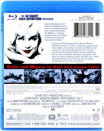 The Misfits (Skłóceni z życiem) [Blu-Ray]