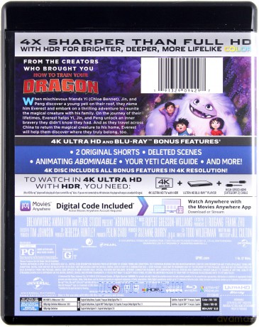 Abominable (O Yeti!) [Blu-Ray 4K]+[Blu-Ray]