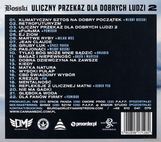 Bosski: Uliczny Przekaz Dla Dobrych Ludzi 2 [CD]