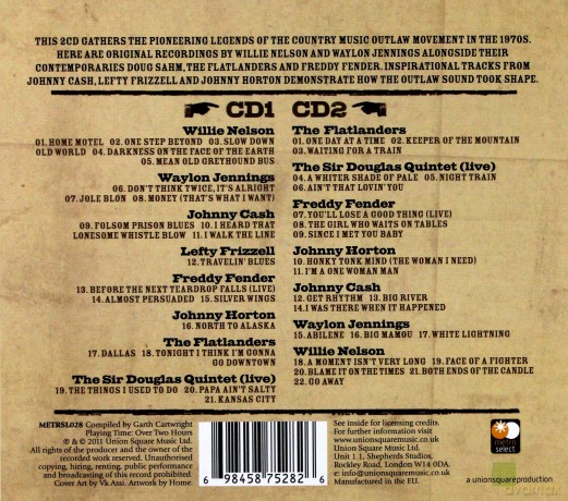 Roots Of The Country Outlaws (digipack) [2CD]