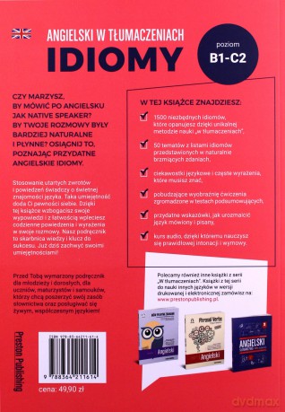 Angielski w tłumaczeniach. Idiomy [KSIĄŻKA]