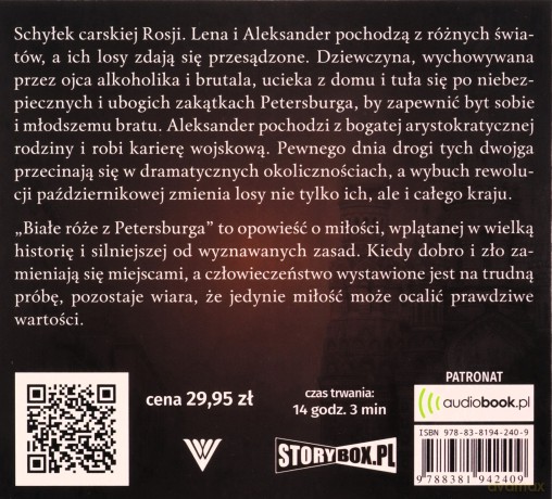 Białe róże z Petersburga - Joanna Jax [AUDIOBOOK]
