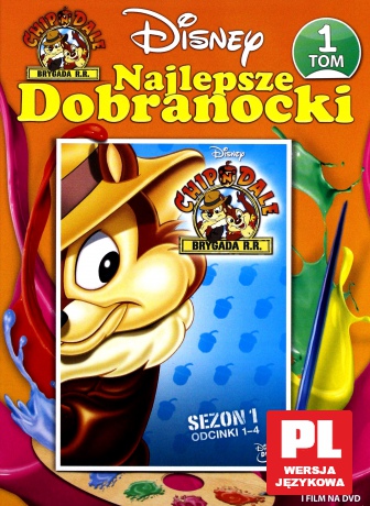 Disney Najlepsze dobranocki 1: Chip i Dale sezon 1, odc. 1-4 (booklet) [DVD]