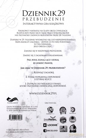 Dziennik 29 przebudzenie [KSIĄŻKA]