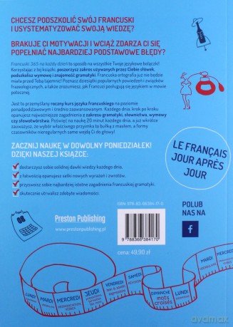 Francuski 365. Na każdy dzień - Justyna Hołosyniuk [KSIĄŻKA]