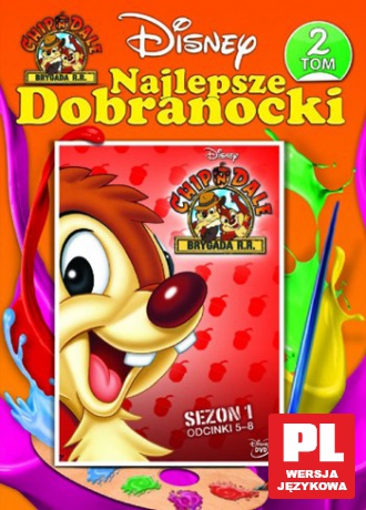 Disney Najlepsze dobranocki 2: Chip i Dale sezon 1, odc. 5-8 (booklet) [DVD]