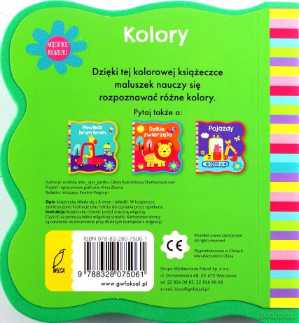 Kolory. Mięciutkie książeczki [KSIĄŻKA]
