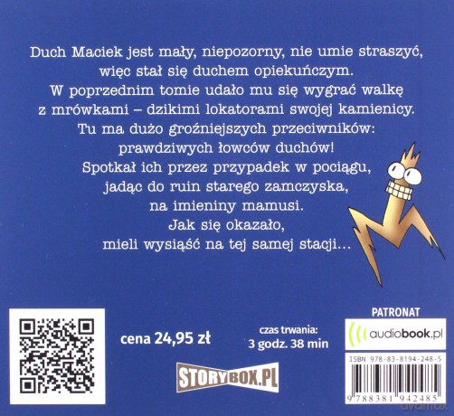 Maciek i łowcy duchów. Duch Maciek (Tom 2) - Anna Onichimowska [AUDIOBOOK]