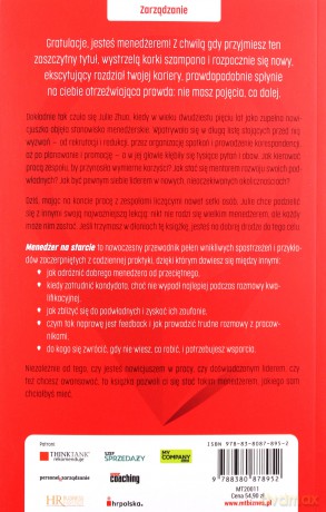 Menedżer na starcie. Nowa rola, nowe wyzwania. Jak przetrwać trudne początki - Julie Zhuo [KSIĄŻKA]