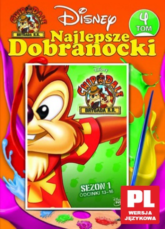 Disney Najlepsze dobranocki 4: Chip i Dale sezon 1, odc. 13-16 (booklet) [DVD]