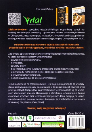 Najprostsza miękka terapia manualna kręgosłupa dla początkujących. Jak bezpiecznie i skutecznie pozbyć się przewlekłego bólu i odzyskać sprawność - Zdzisław Drobner [KSIĄŻKA]