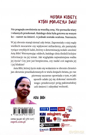 Nareszcie wolna. Historia uwolnienia skazanej na śmierć chrześcijanki z Pakistanu - Asia Bibi, Anne-Isabelle Tollet [KSIĄŻKA]