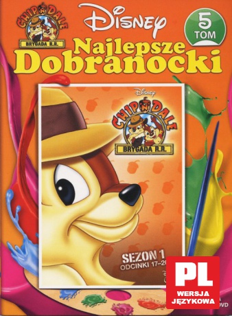 Disney Najlepsze dobranocki 5: Chip i Dale sezon 1, odc. 17-20 (booklet) [DVD]