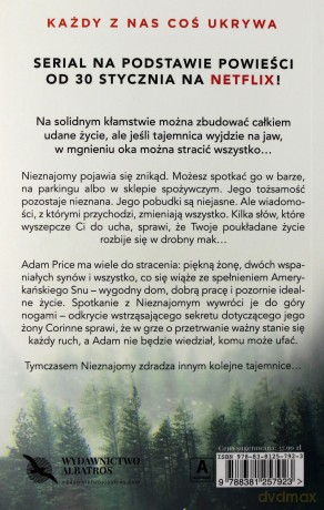 Nieznajomy (okładka filmowa) - Harlan Coben [KSIĄŻKA]