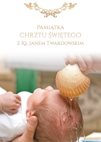 Pamiątka chrztu świętego z ks. Janem Twardowskim - Jan Twardowski [KSIĄŻKA]