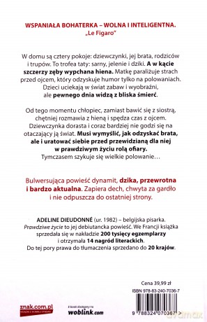 Prawdziwe życie - Adeline Dieudonne [KSIĄŻKA]