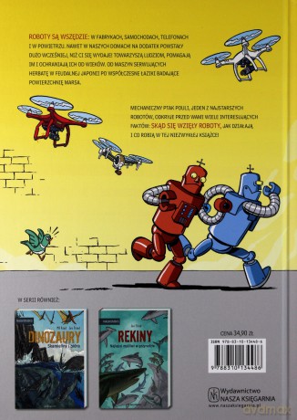 Roboty i drony. Dawno temu, teraz i w przyszłości. Naukomiks - Mairghread Scott [KSIĄŻKA]