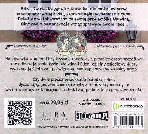 Szczęśliwa nieboszczka. Malwina i Eliza na tropie (Tom 1) - Małgorzata J. Kursa [AUDIOBOOK]