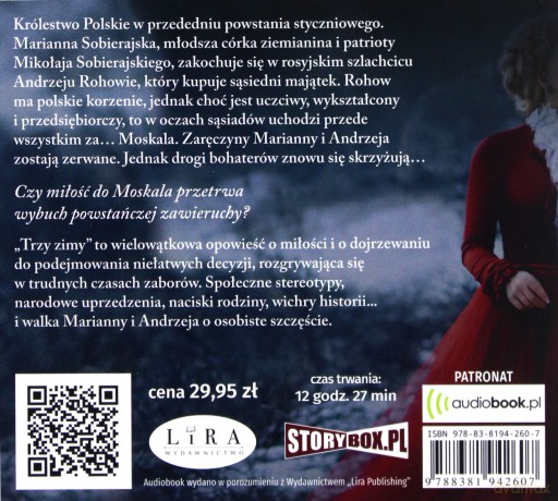 Trzy zimy - Magdalena Kopeć [AUDIOBOOK]