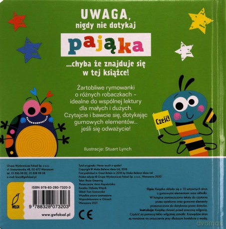 Uwaga pająk [KSIĄŻKA]