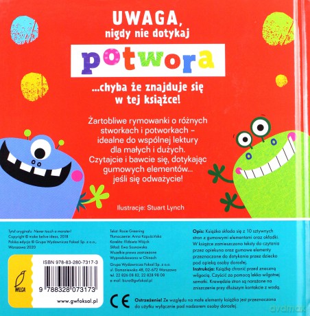 Uwaga potwór [KSIĄŻKA]