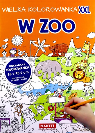 W ZOO. Wielka kolorowanka XXL [KSIĄŻKA]
