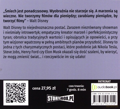 Walt Disney. Biografia - Piotr Napierała [AUDIOBOOK]