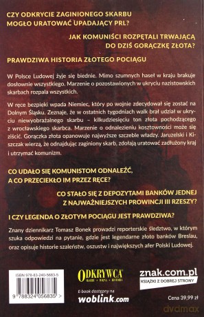 Zaginione złoto Hitlera - Tomasz Bonek [KSIĄŻKA]