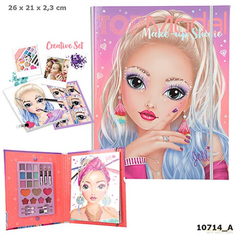 Zestaw make up z paletą do makijażu Top model
