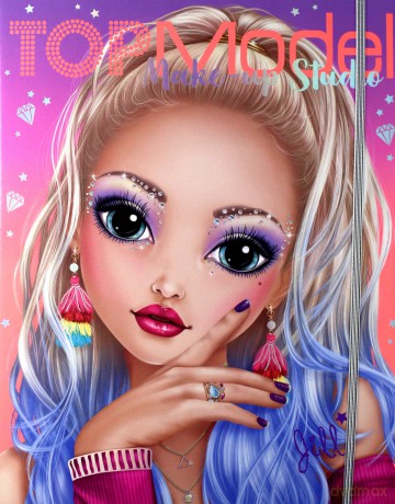 Zestaw make up z paletą do makijażu Top model