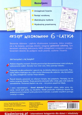 Zeszyt wzorowego sześciolatka - Renata Brzezińska, Anna Heine [KSIĄŻKA]