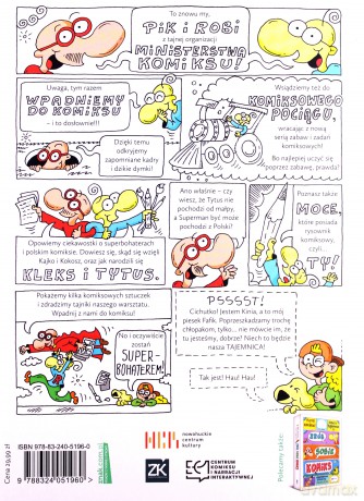 Zrób sobie komiks. Zostań superbohaterem - Piotr Kasiński, Robert Trojanowski [KOMIKS]