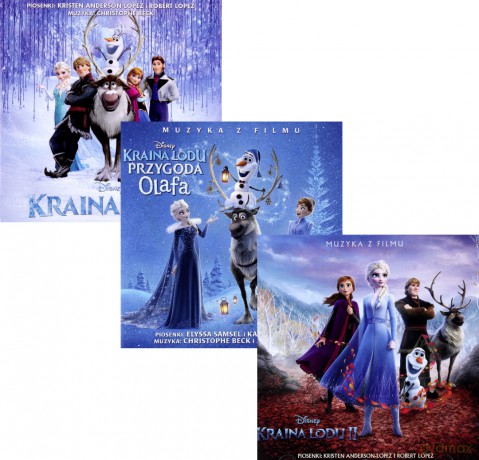 Frozen 1-2 + Przygoda Olafa soundtrack (Kraina Lodu 1-2) Pakiet [3CD]