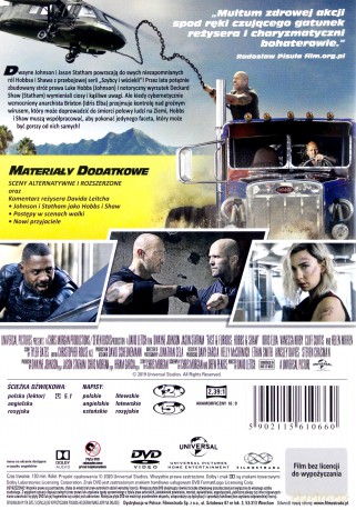 Szybcy i wściekli: Hobbs i Shaw [DVD]