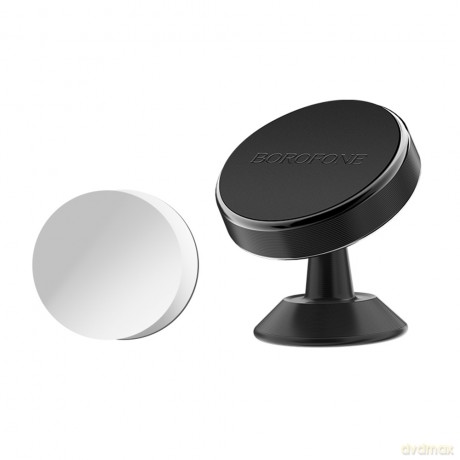 Borofone Uchwyt samochodowy BH5 Platinum czarny magnetyczny na deskę