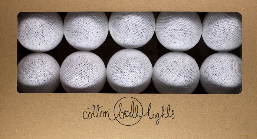 Cotton Balls All White 10L