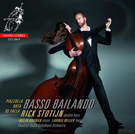 Rick Stotijn: Basso Bailando - Music By Piazzolla. Rota. De Falla [CD]