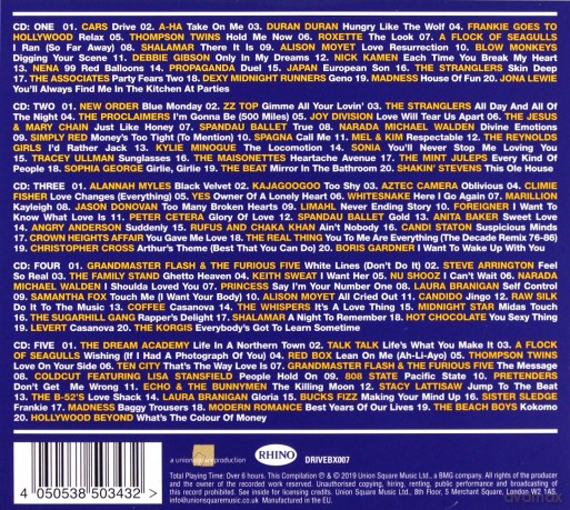 Driven By 80s Anthems [5CD]