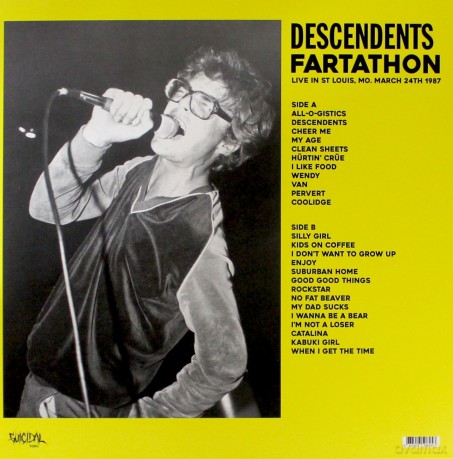Descendents: Fartathon: Live In St Louis. MO. March 24th 1987 US TV Broadcast [Winyl]